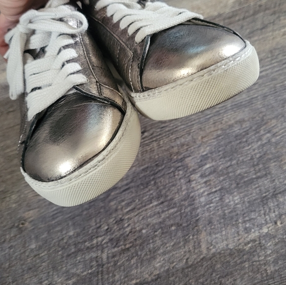 All saints rose gold metallic sneakers - Picture 6 of 10